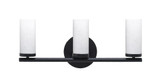 Trinity 3 Light Vanity Light 18.25 Inch Length by Toltec - 2813-75-80
