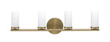 Trinity 4 Light Vanity Light 26 Inch Length by Toltec - 2814-75-80