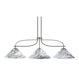 Monterey 3 Light Small Chandelier by Toltec 2936-2