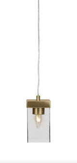 Nouvelle 1 Light Mini Pendant 8 Inch Tall by Toltec - 3022-4-8-