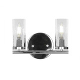 Trinity 2 Light Vanity Light by Toltec - 2812-MB-800B