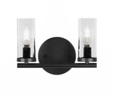 Trinity 2 Light Vanity Light by Toltec - 2812-MB-800B