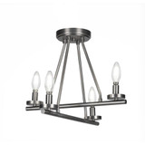 Trinity 4 Light Small Chandelier by Toltec - 2807-1613