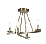 Trinity 4 Light Small Chandelier by Toltec - 2807-1613