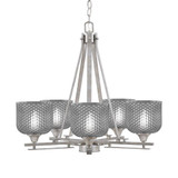 Uptowne 5 Light Medium Chandelier by Toltec 325-AS-4612