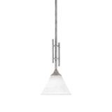 Uptowne 1 Light Small Stem Hung Pendant 17.25 Inch Tall by Toltec - 320-DG-312