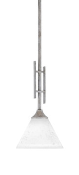 Uptowne 1 Light Small Stem Hung Pendant 17.25 Inch Tall by Toltec - 320-DG-312