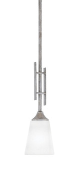 Uptowne 1 Light Steel Mini Pendant 13.5 Inch Tall by Toltec - 320-45-135-45