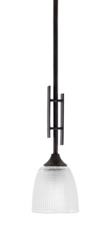 Uptowne 1 Light Steel Mini Stem Hung Pendant 17.75 Inch Tall by Toltec - 320-DG-500