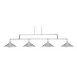 Vintage 4 Light Small Island Chandelier by Toltec - 334-16516578