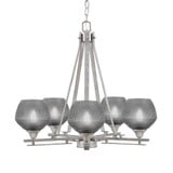 Uptowne 5 Light Medium Chandelier by Toltec 325-AS-4622 - 325-AS-4622
