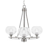 Uptowne 3 Light Medium Chandelier by Toltec 323-AS-202