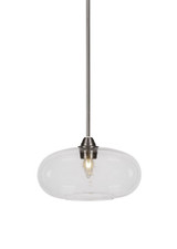 Paramount 1 Light Medium Pendant 13 Inch Wide by Toltec - 3401-13-11-