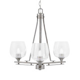 Uptowne 3 Light Small Chandelier by Toltec 323-AS-4810