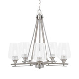Uptowne 5 Light Medium Chandelier by Toltec 325-DG-210