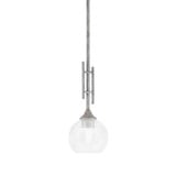 Uptowne 1 Light Mini Stem Hung Pendant 17.75 Inch Tall by Toltec - 320-DG-4100