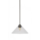 Paramount 1 Light Medium Pendant 12 Inch Wide by Toltec - 3401-12-10-