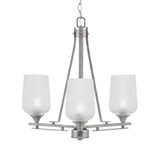 Uptowne 3 Light Small Chandelier by Toltec 323-AS-4250