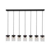 Nouvelle 7 Light Mini Linear Pendant by Toltec - 3217-4-8-48