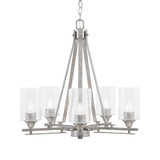Uptowne 5 Light Medium Chandelier by Toltec 325-DG-300 - 325-DG-300