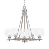 Uptowne 5 Light Medium Chandelier by Toltec 325-DG-500