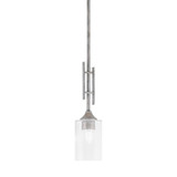 Uptowne 1 Light Mini Stem Hung Pendant 19.25 Inch Tall by Toltec - 320-DG-300