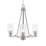 Uptowne 3 Light Small Chandelier by Toltec 323-AS-300