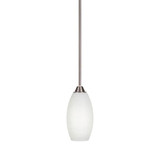 Paramount 1 Light Steel Mini Pendant 13.5 Inch Tall by Toltec - 3401-55-135-