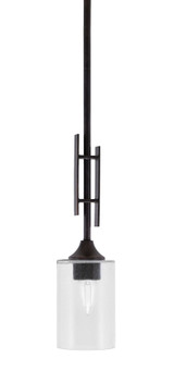 Uptowne 1 Light Mini Stem Hung Pendant 19.25 Inch Tall by Toltec - 320-DG-300