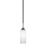 Paramount 1 Light Mini Pendant 13.5 Inch Tall by Toltec - 3401-4-135-