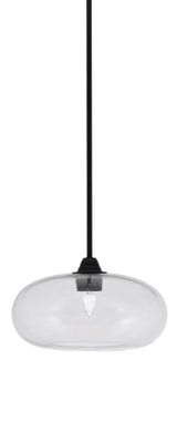 Paramount 1 Light Stem Hung Medium Pendant by Toltec - 3401-MB-206