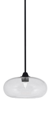 Paramount 1 Light Stem Hung Medium Pendant by Toltec - 3401-MB-206