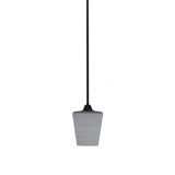 Paramount 1 Light Stem Hung Small Pendant 11 Inch Tall by Toltec - 3401-MB-4032