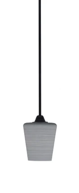 Paramount 1 Light Stem Hung Small Pendant 11 Inch Tall by Toltec - 3401-MB-4032