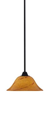 Paramount 1 Light Stem Hung Small Pendant by Toltec - 3401-MB-114
