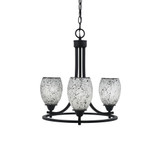 Paramount 3 Light Small Chandelier by Toltec 3403-3