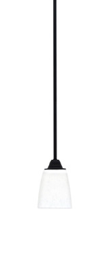 Paramount 1 Light Stem Hung Mini Pendant 9.5 Inch Tall by Toltec - 3401-MB-460