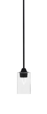 Paramount 1 Light Stem Hung Mini Pendant 10.75 Inch Tall by Toltec - 3401-MB-530