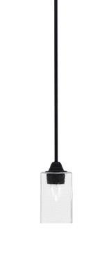 Paramount 1 Light Stem Hung Mini Pendant 10.75 Inch Tall by Toltec - 3401-MB-530
