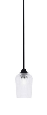 Paramount 1 Light Stem Hung Mini Pendant 8.5 Inch Tall by Toltec - 3401-MB-4250