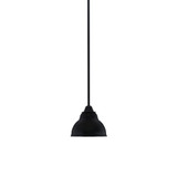 Paramount 1 Light Stem Hung Small Pendant 7 Inch Wide by Toltec - 3401-MB-427