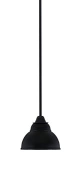 Paramount 1 Light Stem Hung Small Pendant 7 Inch Wide by Toltec - 3401-MB-427