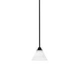 Paramount 1 Light Stem Hung Small Pendant 8.75 Inch Tall by Toltec - 3401-MB-312