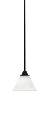Paramount 1 Light Stem Hung Small Pendant 8.75 Inch Tall by Toltec - 3401-MB-312