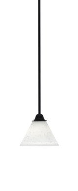 Paramount 1 Light Stem Hung Small Pendant 8.75 Inch Tall by Toltec - 3401-MB-312