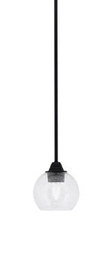 Paramount 1 Light Stem Hung Mini Pendant 6.25 Inch Tall by Toltec - 3401-MB-4100