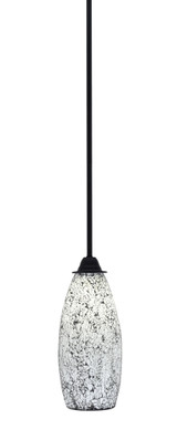 Paramount 1 Light Stem Hung Mini Pendant 15.25 Inch Tall by Toltec - 3401-MB-416