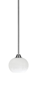 Paramount 1 Light Stem Hung Small Pendant 9.25 Inch Tall by Toltec - 3401-MB-202
