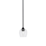 Paramount 1 Light Stem Hung Small Pendant 7 Inch Tall by Toltec - 3401-MB-4810