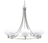 Paramount 8 Light Oversized Chandelier by Toltec 3408-BN-212 - 3408-BN-212